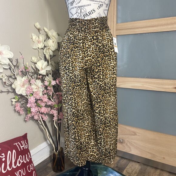 Jessica Simpson Women's Cheetah Printed Pull On Pant Size Small - Picture 1 of 7